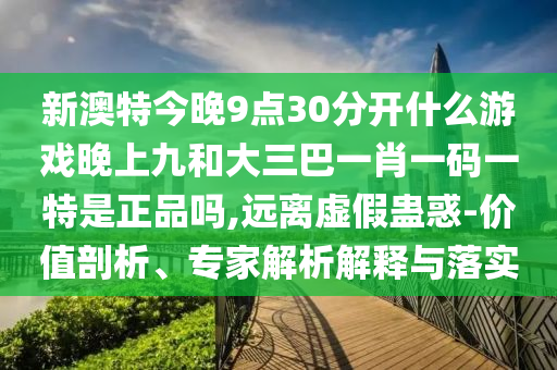 新澳特今晚9點(diǎn)30分開什么游戲晚上九和大三巴一肖一碼一特是正品嗎,遠(yuǎn)離虛假蠱惑-價(jià)值剖析、專家解析解釋與落實(shí)
